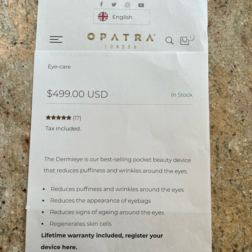 Opatra Dermisonic,dermineck, dermieye